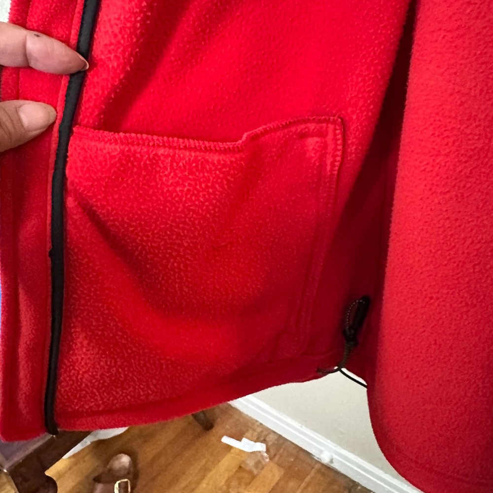 Gear For Sports Texas Tech Red Raiders Fleece Jacket Mens Medium Red Black Zip - Picture 5 of 8
